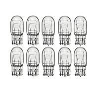 10 Uds T20 7443 7440 Luz De Señal W21 5W Bombilla Halógena Luces De Circulación Diurna 3800K Bombilla Trasera De Freno De Parada De Giro Bombillas DRL