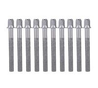 10 Uds Tambor Tension Varillas Tornillos Metal Tambor Apretado Tornillos Reemplazo Blot para Piezas de Hardware de Tambor