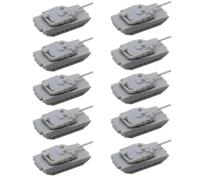 10 Uds Tanques De Batalla Principales M1A2, Modelo DIY, 1/700, 1/350, Micro Mini Máquina Pesada, Modelo Estático De Resina For Colección Militar DIY(1/700 (13mm))