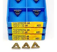 10 Uds TCGT090202 TCGT090204 TCGT090208 AK H01 CNC cortador de torneado externo carburo TCGT 090202 090204 090208 herramienta de insertos(TCGT090202-AK H01)