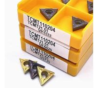 10 Uds TCMT110204 VP15TF/UE6020/US735 herramientas de torneado interno insertos de carburo herramienta de corte Herramientas CNC herramientas de torno cortador de torno(TCMT110204 US735)