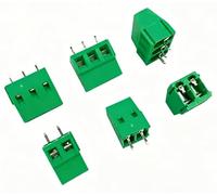 10 Uds. Tipo de terminal de tornillo PCB KF128-2.54/3,5/3,81/5,0/5,08/7,5mm PCB Mini bloques de terminales de tornillo for Wires2 p3p cobre(KF128-2.54-12P)