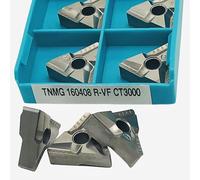 10 Uds TNMG160404 TNMG160408 CT3000 inserto de carburo herramientas de torneado externo herramientas de torno CNC inserto de torneado de corte de alta calidad(TNMG160408R-VF CT300)