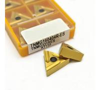 10 Uds TNMG160404R TNMG160408R TNMG160404L ES KT15 KT6020 KT735 CNC insertos de carburo grado Cermet herramientas fresado cuchillas torneadas(TNMG160404R KT15)