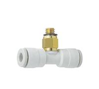 10 Uds tornillo externo Mini Tee accesorios de conector rápido KJT KJT03-M3/M5/01S KJT23-M3/M5/01S KJT04-M3/M5/01S KJT04-M3/M5/01S(KJT03-M5)