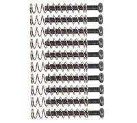 10 Uds Tornillos De Montaje De Pastilla De Doble Bobina Y Resortes Accesorios Para Guitarra Eléctrica Piezas de accesorios para guitarra