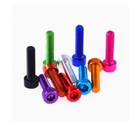 10 Uds tornillos hexagonales de aluminio din912 M2 M2.5 M3 M4 M5 M6 pernos de máquina de color(Gloden,M5x10)