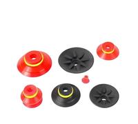 10 Uds. Ventosa de vacío neumática NBR/boquilla manipuladora robótica de silicona Rojo Negro VF15-VF50(VF40W)