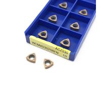 10 Uds WCMX030208 WCMX040208 ACZ330 Hoja De Taladro Violento Rápido Carburo CNC WCMX 030208 Broca Acero Inoxidable Herramienta de Torno(WCMX030208FN ACZ330)