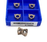 10 Uds WNMU040304EN KT8030/KT8060 Cabezal De Herramienta Corte Acero Inoxidable Mejora La Precisión Herramienta de Torno(WNMU040304EN KT8060)