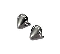 10 Uds Zapatos De Mujer Protector De Puntos Puntas De Zapatos Planos Accesorios for Gorras Tacón Alto Puntera De Metal Corrector De Desgaste Cuero Antipatadas para Tacones(Color5)