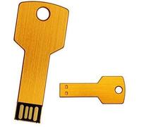 10 unidades 2GB USB flash drive con forma de llave, metal, Metal, impermeable), diseño con forma de llave memory stick usb 2.0 (2.0 GB)