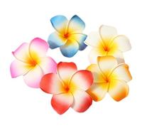 10 unidades 5 cm playa de flores hawaiano hawaiano - Pinza para el pelo para boda