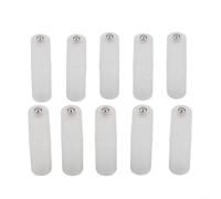 10 unidades AAA a AA convertidor soporte negro | Compatible con Smart Locks, estaciones meteorológicas, juguetes, luces LED, dispositivos médicos