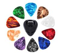 10 Unidades Coloridas Guitarras Pick Púas Con Guitarras Pick Eléctricas Guitarras Pick Guitarras Parte Para Bajo Y Ukeleles