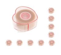 10 unidades de 1 rollo invisible de fibra doble para levantar párpados tiras de pegamento adhesivo 04