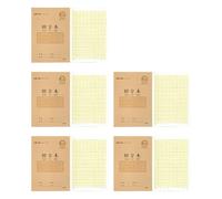 10 unidades de 5, 82 x 8, 26 pulgadas, cuaderno portátil con 20 hojas cada una, libros de ejercicios cuadriculados para estudiantes, cuaderno de ejercicios de escritura a mano