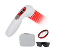 10 unidades de 650 nm, 5 unidades de 808 nm, dispositivo de amenaza de luz infrarroja cercana para dolor corporal, máquina de tratamiento de luz fría para músculo, muñeca, hombro, espalda