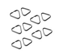 10 Unidades de Anilla Triangular Dividida para Cámara, Gancho para Correa de Cámara, Anillo de Sujeción para Cinturón, para Cordón, Llavero,