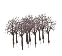 10 unidades de árboles marchitos a escala para diaramas ferroviarios modelos de construcción mesa de arena paisajismo visualización arquitectónica y proyectos escolares