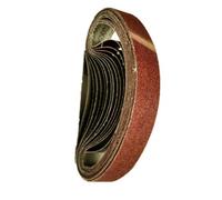 10 unidades de banda de lija de 30 x 533 mm, grano 40-600, para lijadora, amoladora, talad