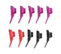 10 unidades de controlador de hilo de empuje de dedos de costura colorido, protector de dedo ergonómico, punzón y herramienta de empuje de tela para coser, acolchar, planchar,