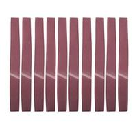 10 unidades de correa de lija abrasiva, correa de rectificado circular de óxido de aluminio 1220 x 50 mm para carpintería y pulido de metales, correa de papel de lija GXK51-B con (80#)