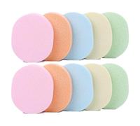 10 unidades de discos de lavado facial al azar portátiles para mujeres y hombres, kit surtido de herramientas de limpieza, suministros de belleza