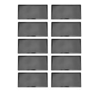 10 unidades de filtro de malla antipolvo para ventiladores de PC, filtro magnético para ventiladores de cajas de computadora, cubierta ultra fina de PVC a prueba de polvo con un