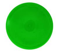 10 unidades de marcadores para suelos deportivos, marcadores planos en forma de disco para entrenamiento de tenis y fútbol, marcadores de campo de colores vivos con bordes redondea (Verde)