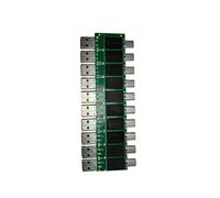 10 Unidades de Memoria USB 2.0 de 128 MB con Interfaz Dual, Chip de Alta Velocidad, Semiacabado para Teléfonos Móviles y Ordenadores, Gran Capacidad