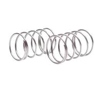 10 unidades de muelles de acero inoxidable, muelles de compresión, 0,9 x 7 x 40 mm, adecuados para la reparación de equipos mecánicos, automoción y electrónica.