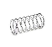 10 unidades de muelles de acero inoxidable, muelles de compresión, 1,2 x 15 x 20 mm, adecuados para la reparación de equipos mecánicos, automoción y electrónica.