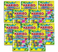 10 unidades de pasta Haribo Loco agria vegana 10 x 160 g de goma de fruta ácida