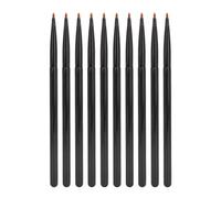 10 unidades de pincel para delineador de labios, herramienta profesional de maquillaje con punta suave y detallada para delineador de labios, punta ultra fina de 0,06 mm para un