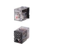 10 unidades de relés de control miniatura intermedios CA 12 V CC C24 CA 220 V HH52P HH53P HH54P HH62P HH63P HH64P.(220V,HH54P ACx10)