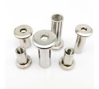 10 unidades de remaches de cabeza hexagonal de acero inoxidable 304, M3, M4, 5/6/8/10-50 mm.(M4 10pcs,20mm length)