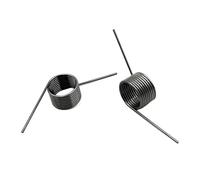 10 unidades de resorte en V de 0.7 mm x 4.5 mm, resorte de torsión de acero con rotación a la derecha, 90 grados, 9 vueltas