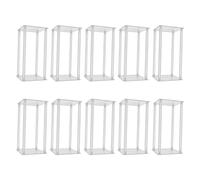 10 unidades de soporte para flores de boda, transparentes, 20 x 20 x 40 cm, jarrones acrílicos para aniversario de boda, soporte para flores transparente, hasta 8 kg por soporte, botellas de columna