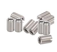 10 unidades de tuerca reductora M5 x 0,8 M8 x 1,25 20 mm, rosca interior M2 M16 y rosca exterior M4 - M20, rosca exterior 4-30 mm, acero inoxidable, reparación, tuercas roscadas, kit de conversión
