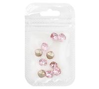 10 unidades de uñas 3D con base puntiaguda para decoración de uñas, proyectos de arte, adornos, manualidades