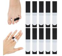 10 Unidades de Vendajes para Dedos de los Pies, Vinchas para Dedos con Lazo Vendajes para Dedos Cintas Adhesivas para Dedos Férulas para Dedos Correas Adhesivas para Dedos de Manos y Pies