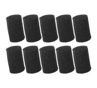10 Unidades Esponja Prefiltro para Acuario, Protege Alevines y Gambas | Algodón Negro, para Tubo de Entrada del Filtro, Uso en Acuarios y Tanques de Cría