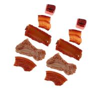 10 Unidades Falsa Carne Costillas Realistas Para Guiso Decoración