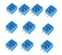 10 unidades KF301 cable terminal PCB 5,08 mm empalme con plugins (2P)