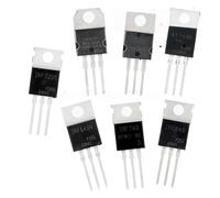 10 unidades LM317T L7805 IRF640 IRF740 IRF840 IRFZ44N IRF3205 TO-220 Regulador de voltaje L7805CV IRF640N(10PCS IRF740)