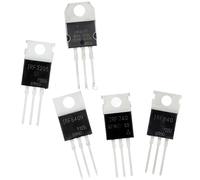 10 Unidades LM317T L7805 IRF640 IRF740 IRF840 IRFZ44N IRF3205 Transistor TO-220 Regulador de Voltaje L7805CV MOSFET IRF640N(10PCS IRF740)