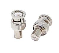 10 unidades/lote de conectores BNC macho 50/75 Ω for terminación carga ficticia, conector RF for CCTV(75 Ohm)
