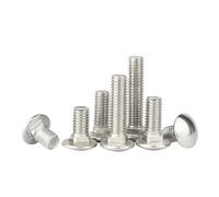 10 unidades/lote de tornillos de carruaje M4 M5 M6 M8 M10 M12 de 10 a 150 mm de longitud, de acero inoxidable 304, con cabeza redonda y cuello cuadrado.(M10,70mmx10pcs)