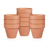 10 Unidades Mini Maceta De Barro Para Cactus Y Suculentas